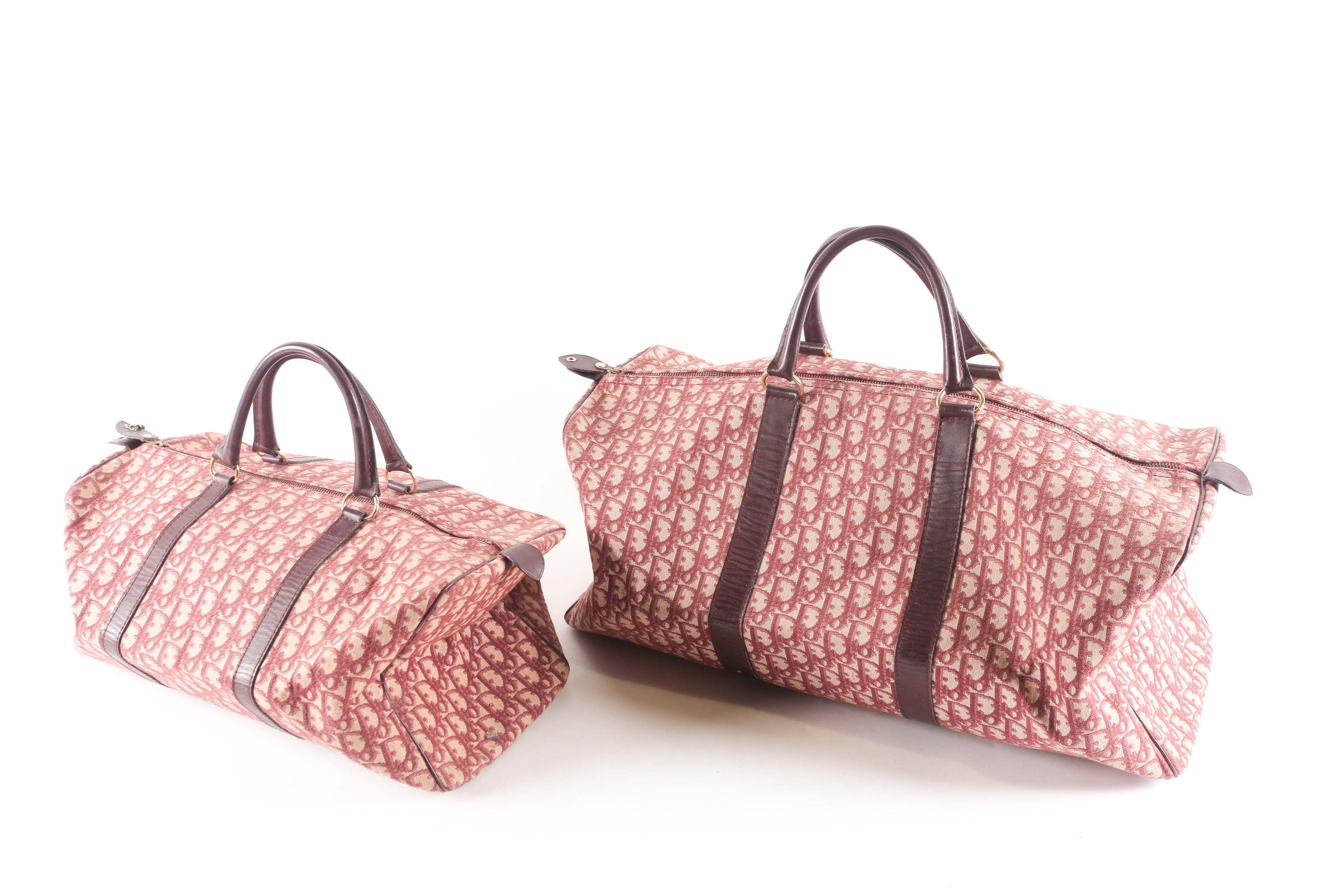 Lot 523 A vintage Christian Dior travel bag, with