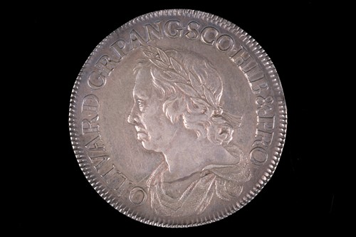 Lot 317 - British coins, Oliver Cromwell, Crown, 1658,...