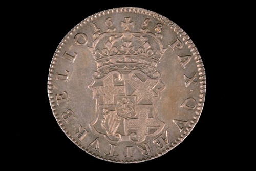 Lot 318 - British coins, Oliver Cromwell, Halfcrown,...
