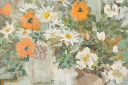 Lot 11 - Prue Sapp (1928-2013), 'Summer Flowers', still...