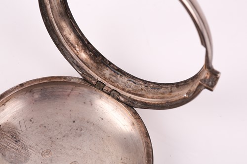 Lot 611 - Two Regency silver pair-cased pocket watches,...