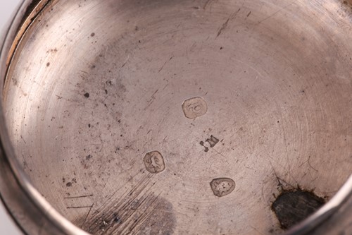 Lot 611 - Two Regency silver pair-cased pocket watches,...