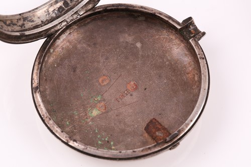 Lot 611 - Two Regency silver pair-cased pocket watches,...