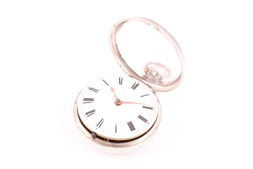 Lot 661 - A Regency pair-cased silver pocket watch, by...