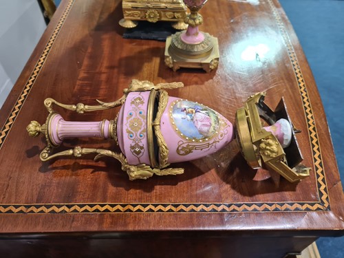 Lot 271 - A late 19th-century French ormolu (matched)...