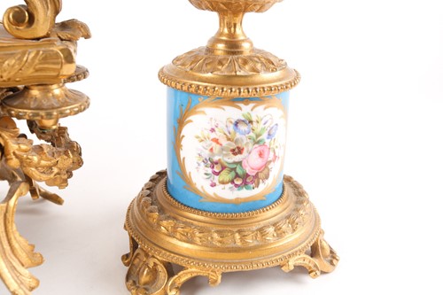 Lot 269 - A late 19th century Japy Freres ormolu clock...