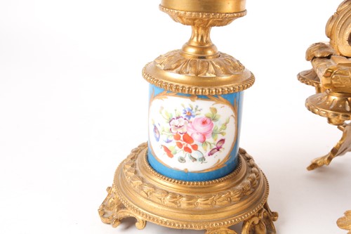 Lot 269 - A late 19th century Japy Freres ormolu clock...
