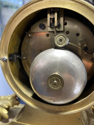 Lot 269 - A late 19th century Japy Freres ormolu clock...