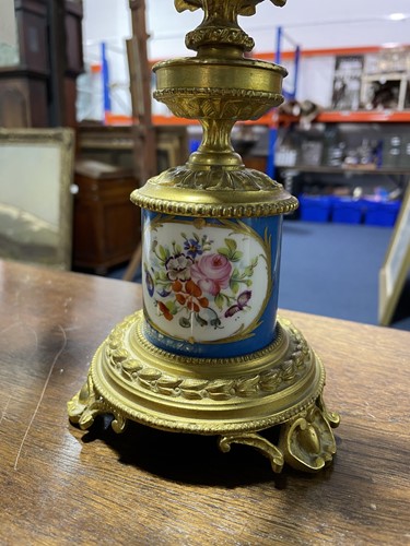 Lot 269 - A late 19th century Japy Freres ormolu clock...