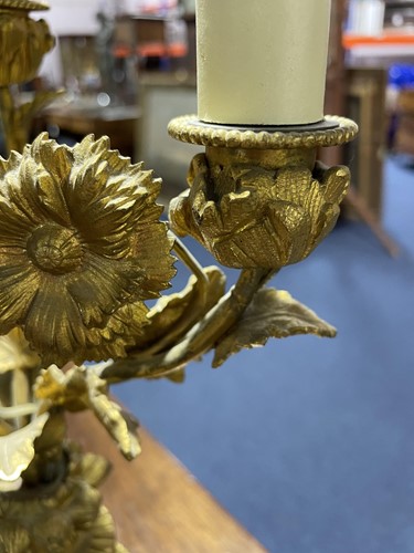 Lot 269 - A late 19th century Japy Freres ormolu clock...