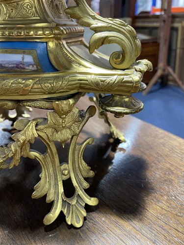 Lot 269 - A late 19th century Japy Freres ormolu clock...