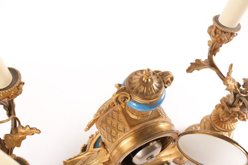 Lot 269 - A late 19th century Japy Freres ormolu clock...