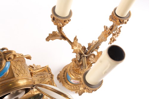 Lot 269 - A late 19th century Japy Freres ormolu clock...