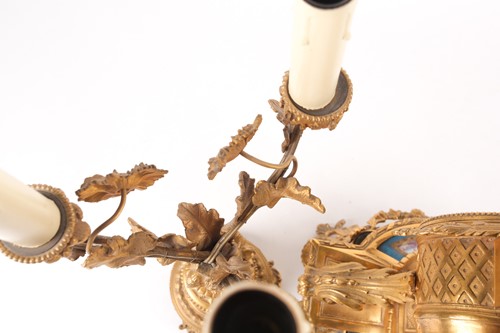 Lot 269 - A late 19th century Japy Freres ormolu clock...