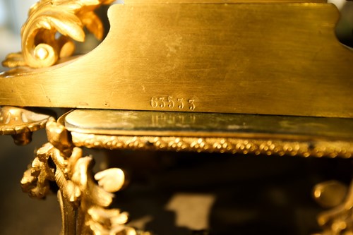 Lot 269 - A late 19th century Japy Freres ormolu clock...