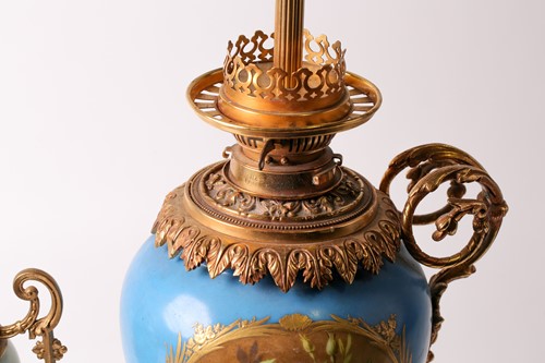 Lot 199 - A 19th century porcelain and ormolu mounted...
