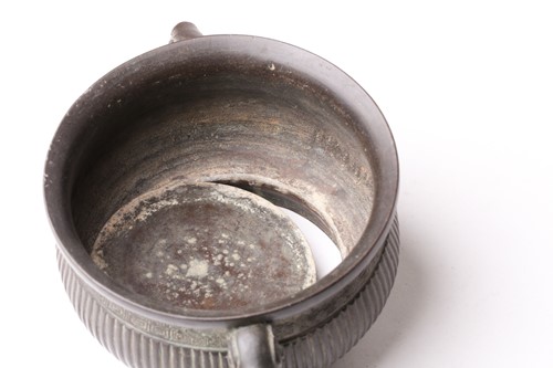 Lot 136 - A Chinese bronze censer, late Qing, with...