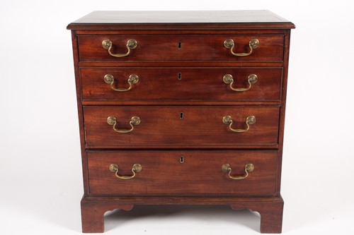 Lot 212 - A George III style mahogany bachelor's chest...