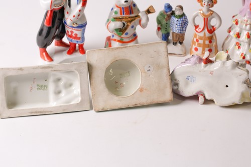 Lot 457 - A Konakovo Zik Soviet Russian porcelain model...