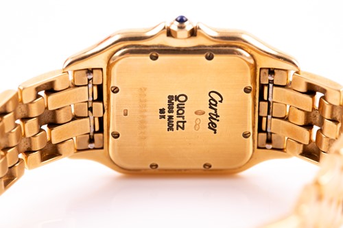 Lot 535 - An 18ct yellow gold Cartier Panthere ladies...