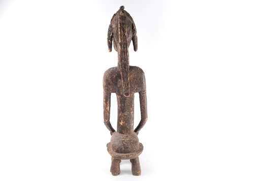 Lot 170 - A large Dogon seated female figure, Mali, in...