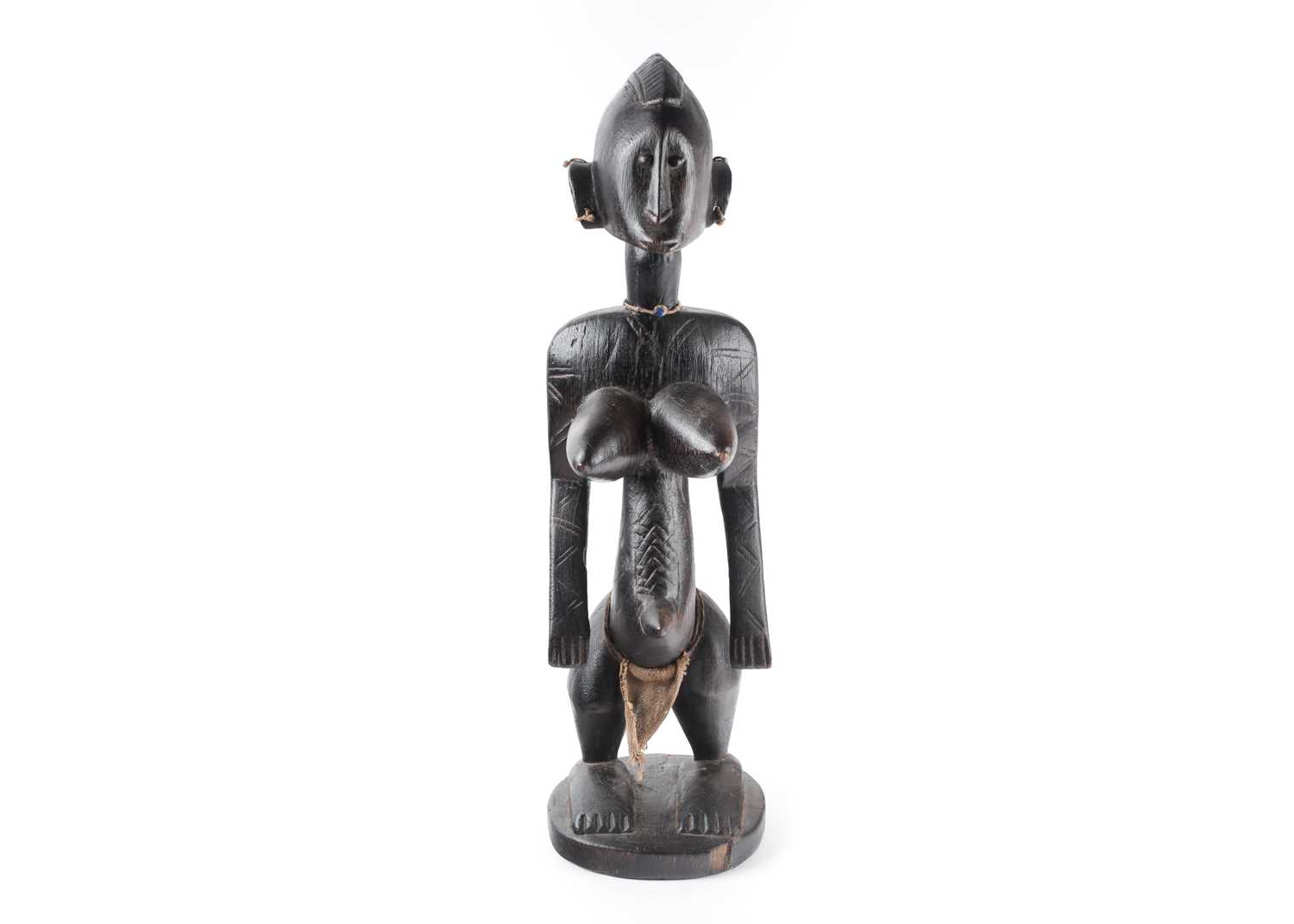 Lot 164 - A Bamana standing female figure, Jonyeleni,...