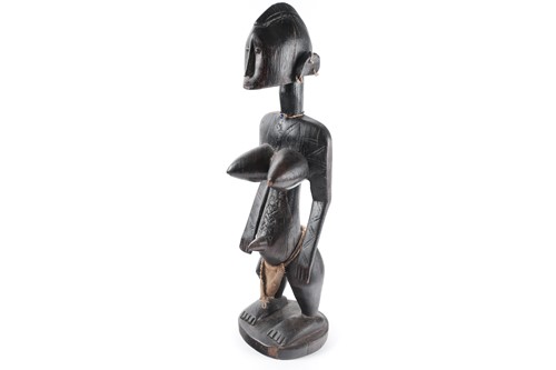 Lot 164 - A Bamana standing female figure, Jonyeleni,...