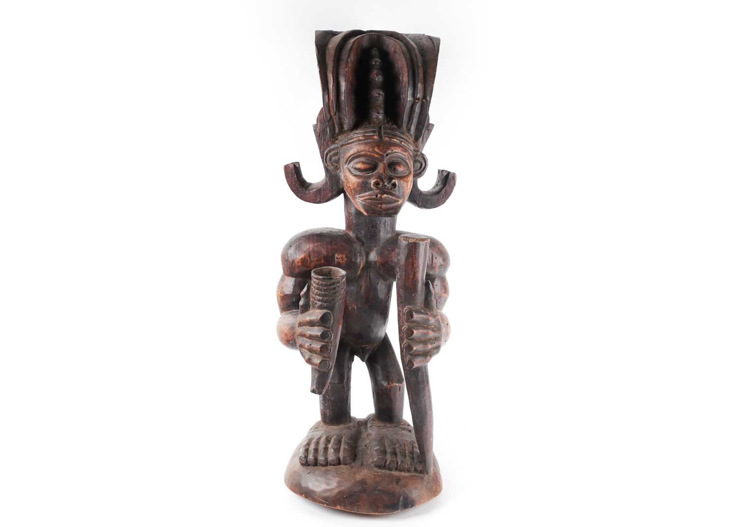 Lot 193 - A Chokwe standing figure of Tshibinda...