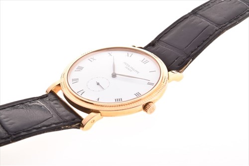 Lot 330 - A fine Patek Philippe Calatrava ref. 3919R...