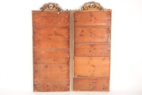 Lot 66 - A pair of Victorian carved wood and gilt gesso...