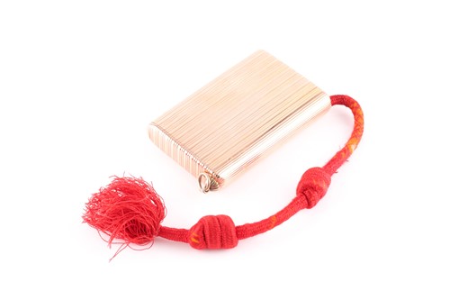 Lot 409 - A Faberge 14ct gold and enamel combination...