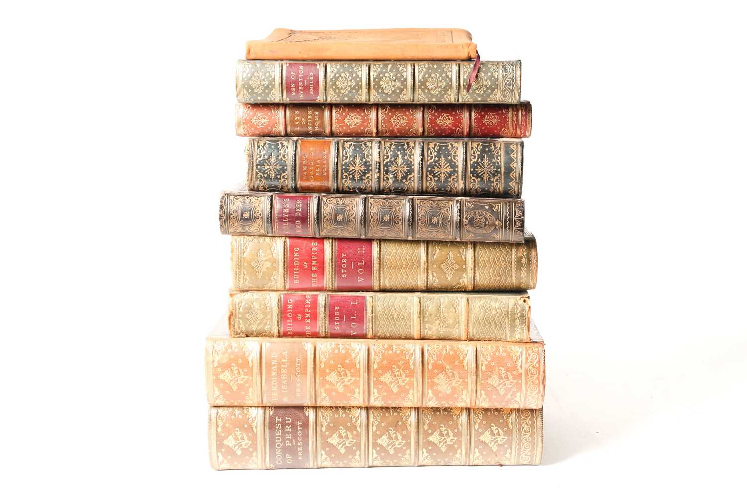 Lot 275 - A collection of decorative leather bindings...