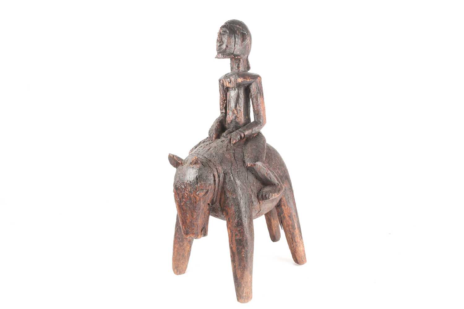 Lot 169 - A Dogon N'Duleri equestrian male figure, Mali,...