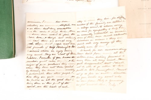 Lot 331 - Octavia Hill 1838-1912. ASL. A handwritten and...