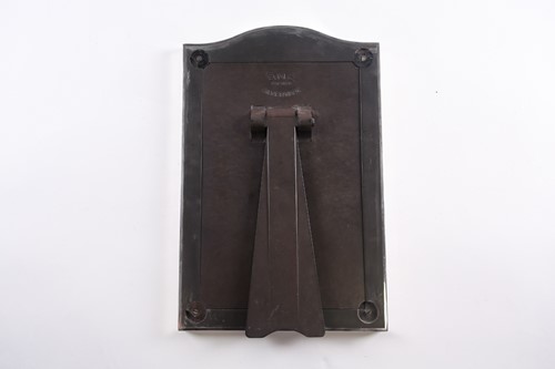 Lot 381 - A large Art Deco silver photograph frame;...