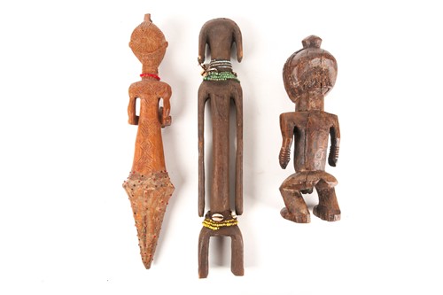 Lot 213 - A Mumuye standing ancestor figure, Nigeria,...