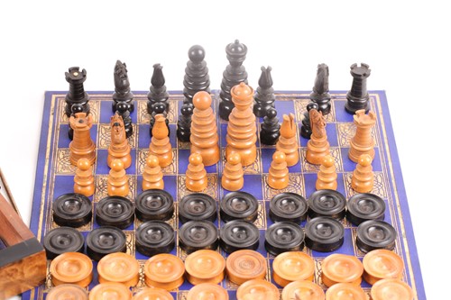 Lot 364 - A Victorian Circassian walnut and ebonized...