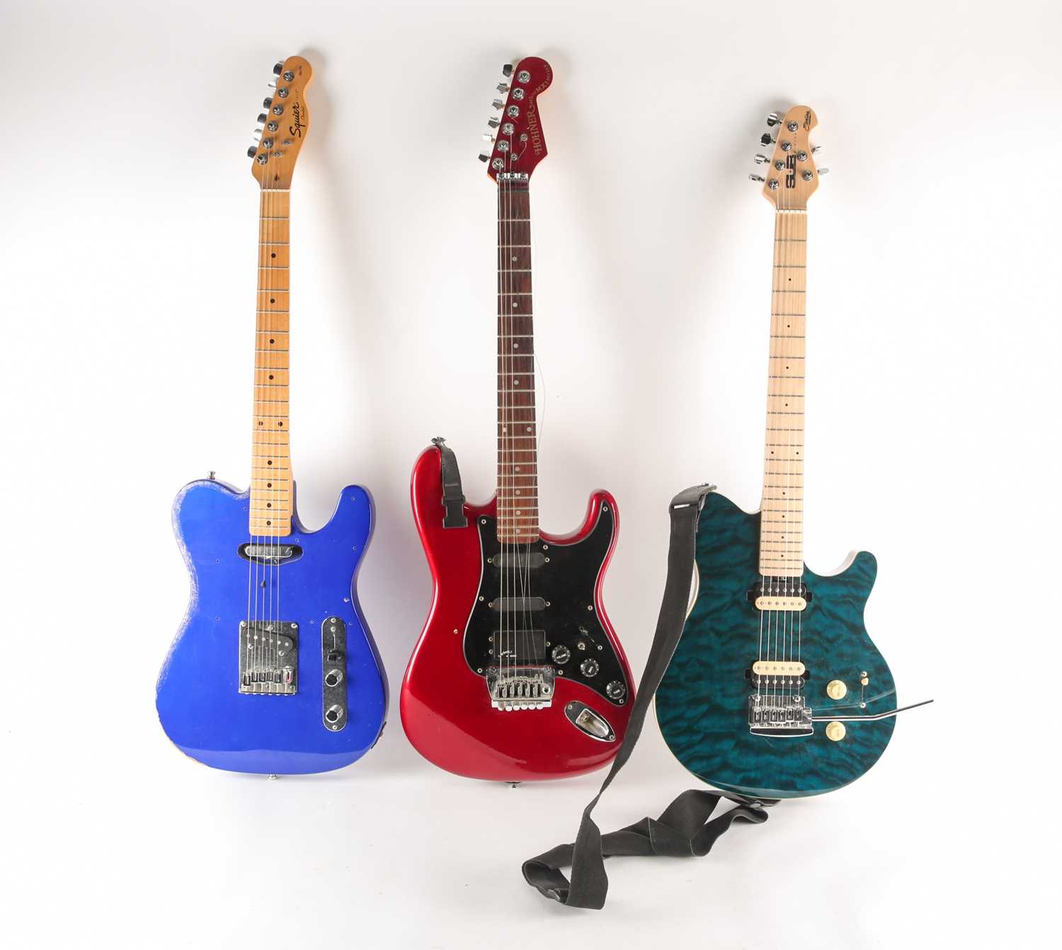 Lot 306 - A Squire by Fender Tele electric guitar (AF)...