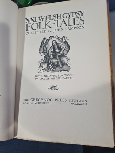 Lot 422 - Sampson, John. XXI Welsh Gypsy Folk-Tales,...