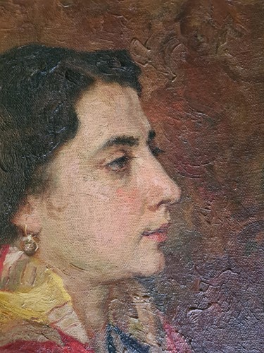 Lot 18 - Alexei Vasilievich Kadnikov (b.1873), portrait...