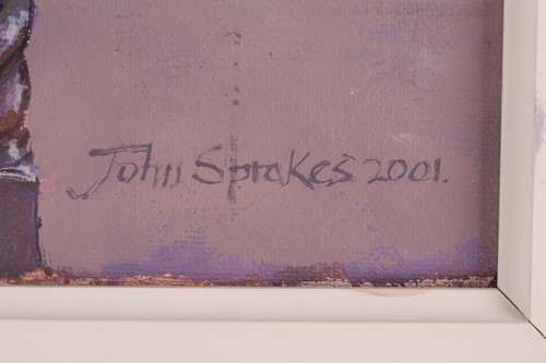 Lot 29 - John Sprakes, Out to Sea, acrylic on canvas,...
