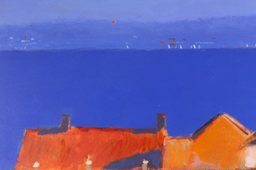 Lot 19 - Alan Furneaux (B. 1953), Falmouth Bay, acrylic...