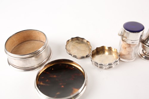 Lot 410 - An early 20th century silver and tortoiseshell...