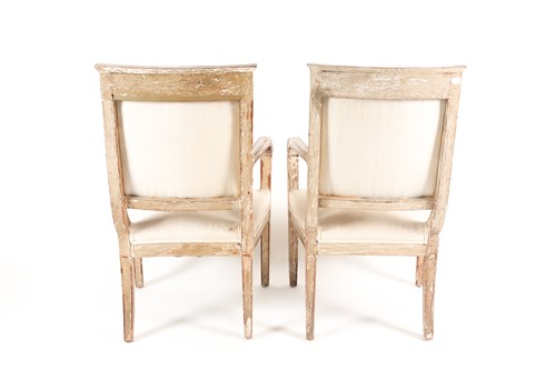Lot 276 - A pair of 19th century French Empire painted...