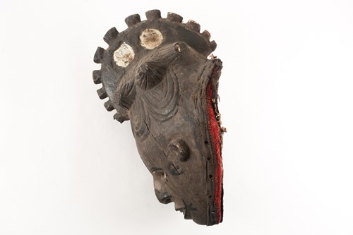 Lot 185 - An Igbo Maiden Spirit mask, Agbogho Mmua,...
