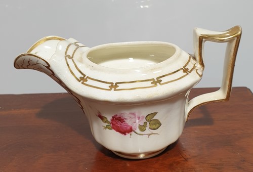 Lot 522 - A Rockingham porcelain part tea set, each...