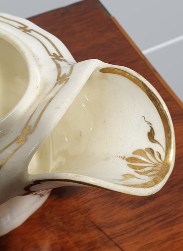 Lot 522 - A Rockingham porcelain part tea set, each...