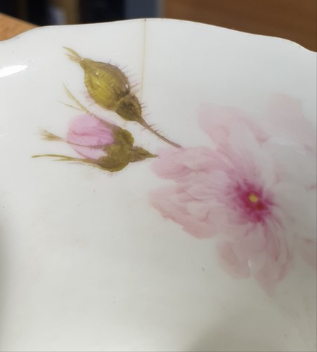 Lot 522 - A Rockingham porcelain part tea set, each...