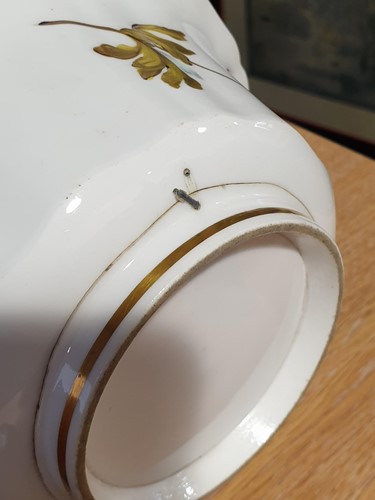 Lot 522 - A Rockingham porcelain part tea set, each...