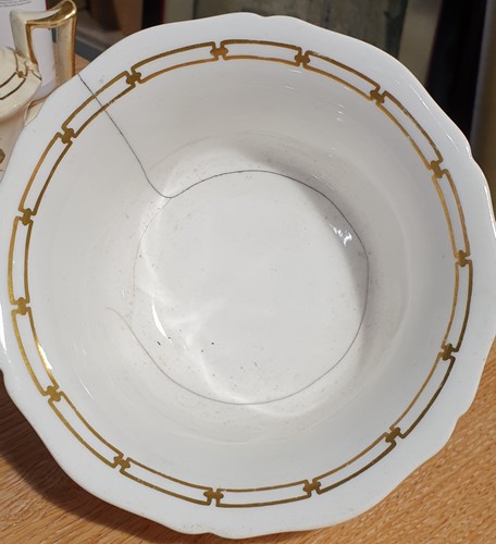 Lot 522 - A Rockingham porcelain part tea set, each...